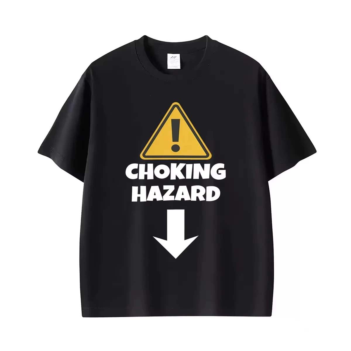 27 Choking Hazard Funny Inappropriate Graphic Tee Shirt Men Women Fashion Humor High Street T-shirt  Casual Oversized T Shirt