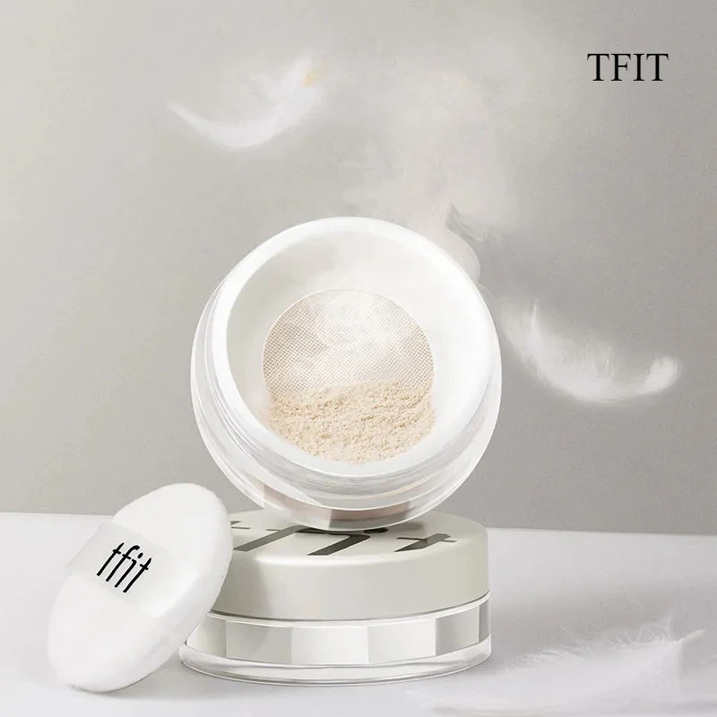 Tfit Loose Powder Concealing Pores Fixing Setting Makeup Waterproof Sweat-proof Non-makeup Lasting Honey Powder Oily Skin