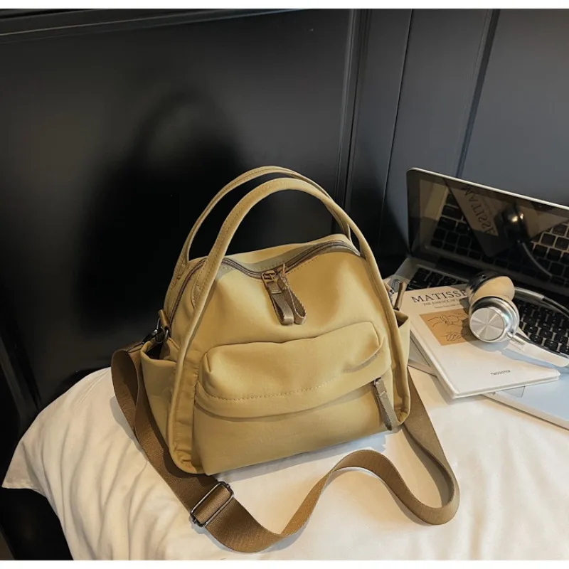 

Японская женская большая сумка, модная маленькая нейлоновая сумка через плечо для женщин, тканевые сумки 2025, сумки-мессенджеры для девочек, женские сумки