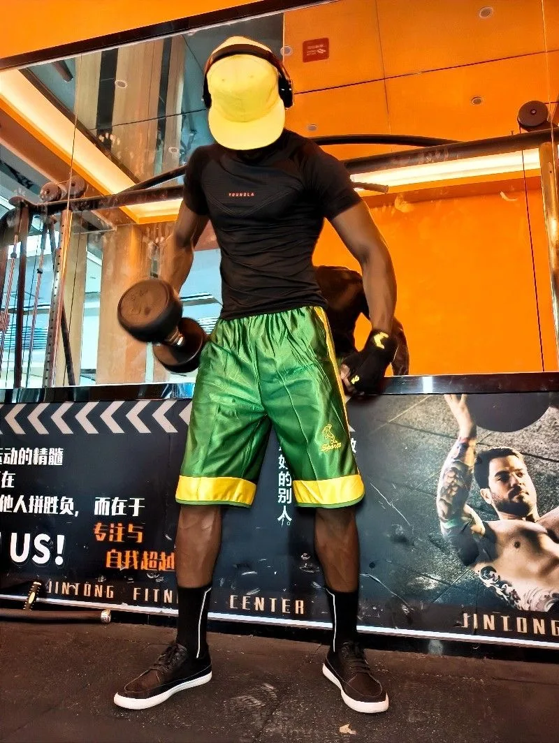 

70-90kg 170-190cm Embroidery Glossy Pockets Men's Shorts Outdoor Fitness Male Plus Size Casual Sports Basketball Bottoms