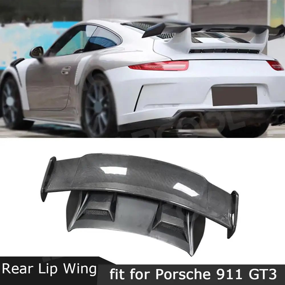 

For Porsche 911 GT3 2015-2018 Car Racing Spoiler Rear Trunk Wing Spoiler Carbon Fiber FRP External Decoration Car Accessories