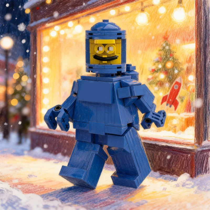 

181pcs MOC Midi Classic Spaceman Space Model Building Blocks Construction Christmas Gifts Toys DIY Creative Education Brick