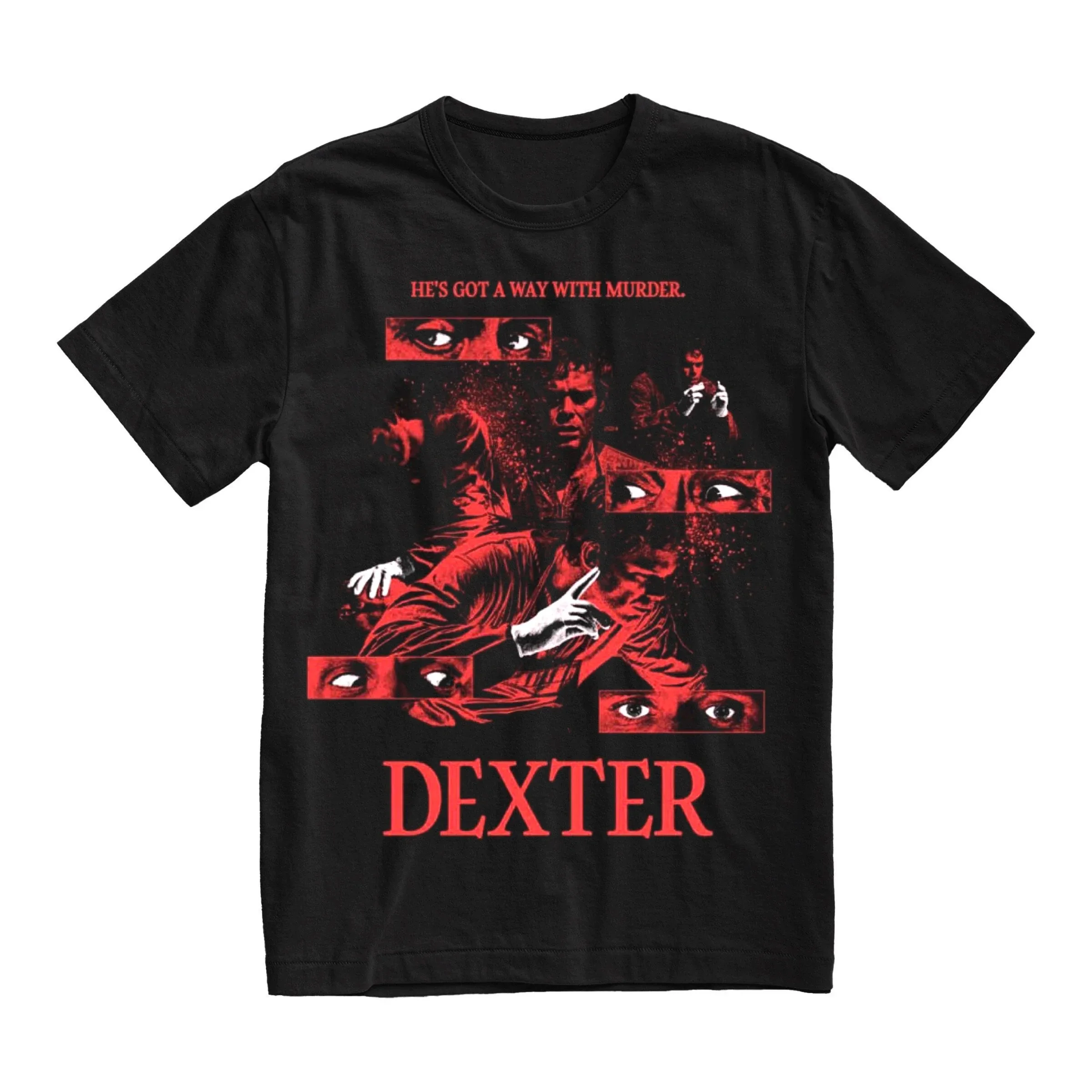 Dexter Americas-Camiseta favorita Serial Killer para hombre y mujer, camiseta de gran tamaño Y2k de manga corta con cuello de alta calidad, camiseta informal Unisex para parejas