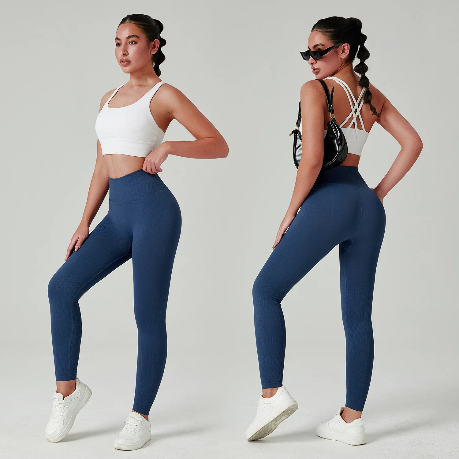 

Спортивные штаны для йоги на открытом воздухе, бесшовные брюки с высокой талией, тонировка живота, бедра, фитнес, гольф, плотные женские велосипедные штаны