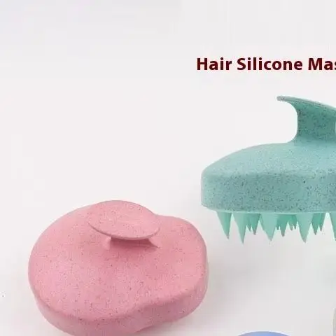 

Силиконовая щетка для шампуня, пшеничная солома, ручка из ТПЭ, массажная расческа для кожи головы, мягкая расческа для мытья волос, массажная щетка для шампуня для глубокой очистки кожи головы