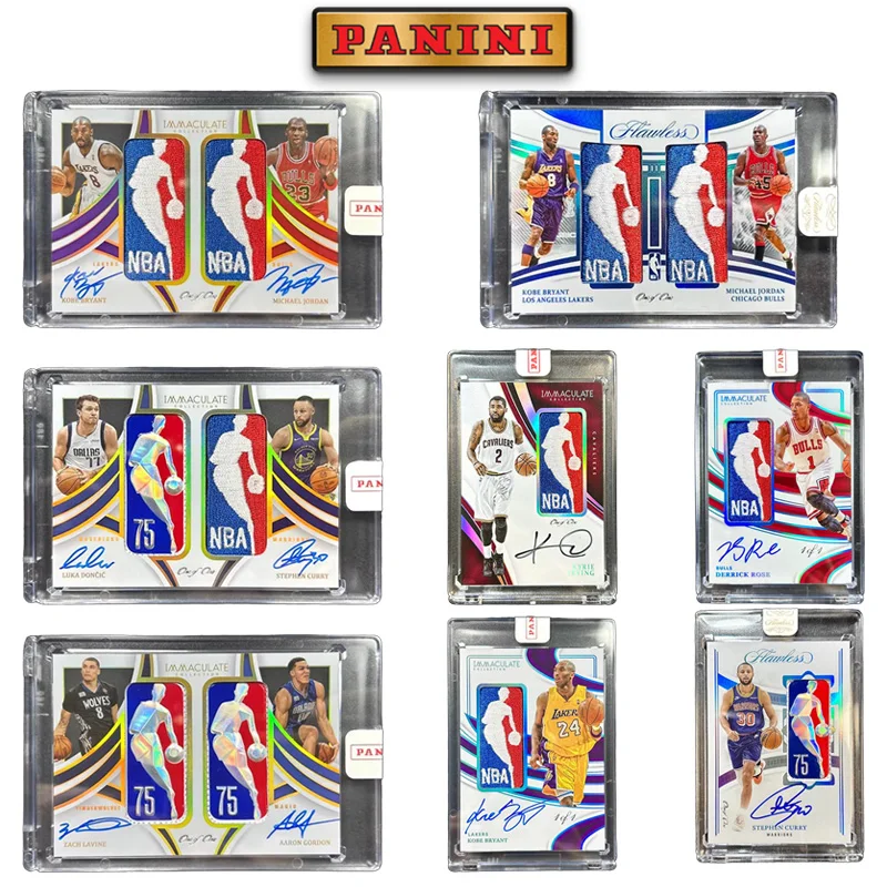 

Panini Nba Diy Logoman Kobe Bryant Michael Jordan Doncic Curry Alexander Домашняя баскетбольная звезда Коллекционные карты Подарочная коллекция