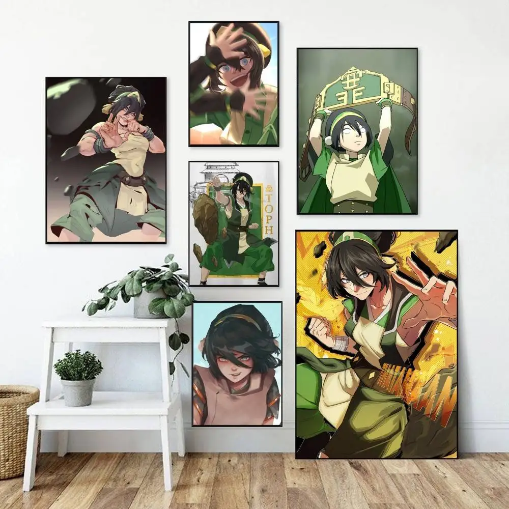 Arc of Growth Zuko and Toph Beifong Poster Perfect Space Sticker Self Adhesive for Office Home Theater Wall Art Decor Fancy Gift