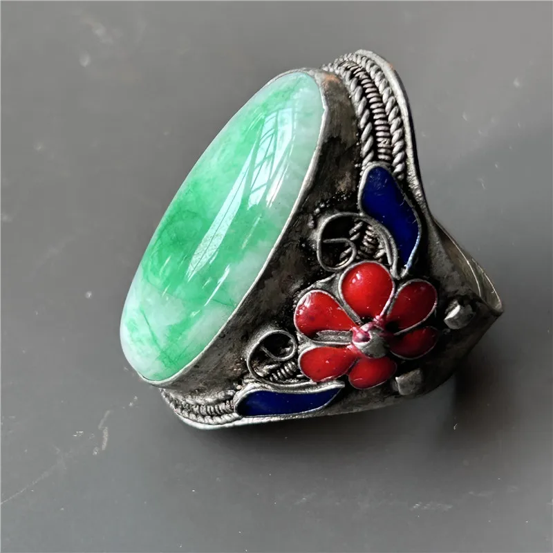 Appreciation of Bronze Crafts (Ring Pendant Pendant -2- Emerald)