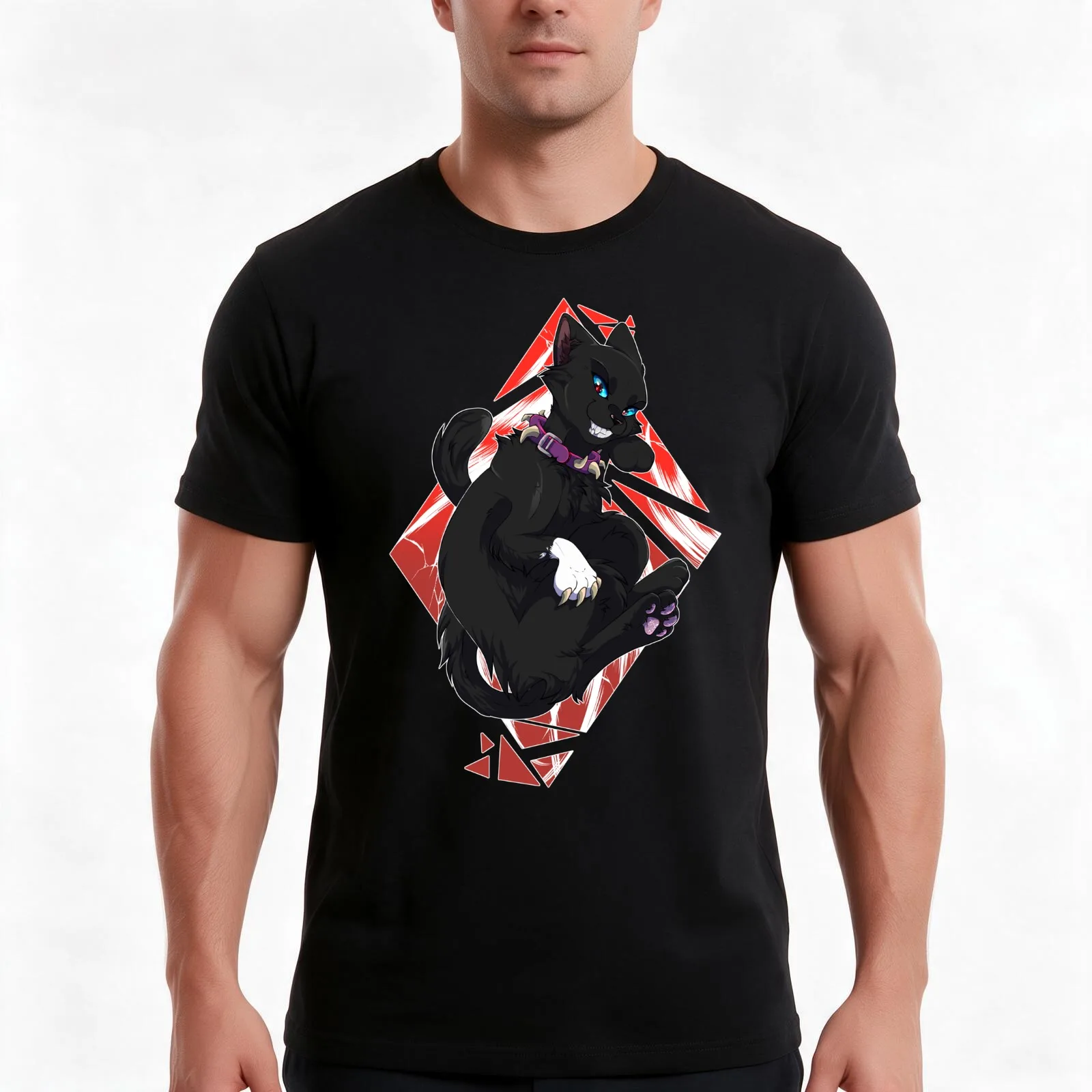 Scourge T-Shirt, Summer Casual Cotton Tee, Oversized Streetwear Tops, Vintage Graphic Print, Loose Fit Short Sleeve, 100% Cotton