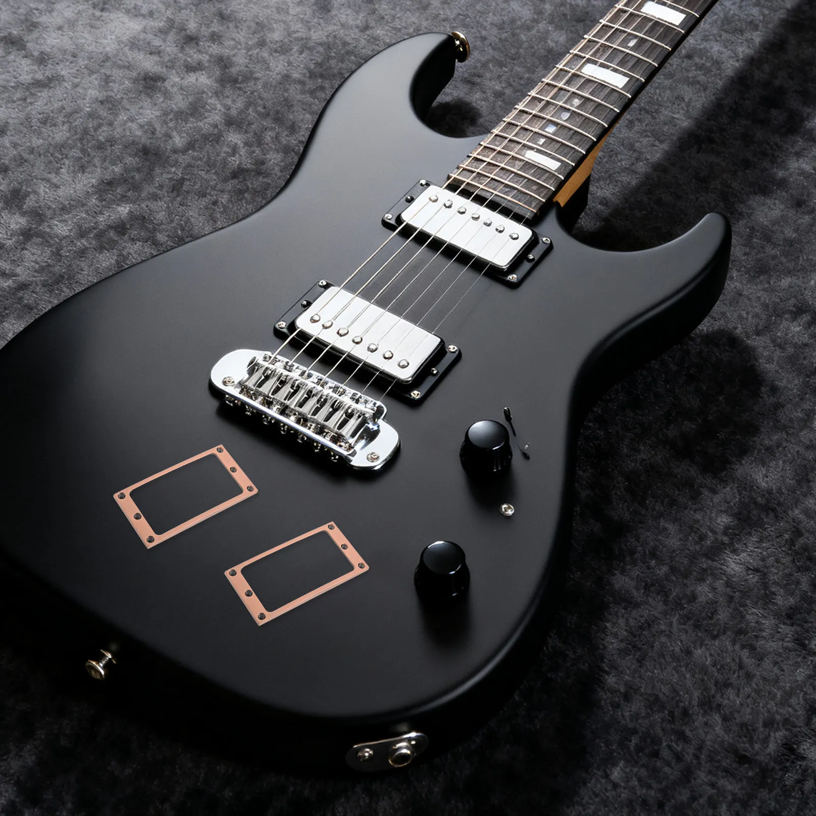 Dual Coil Pickup Frame High Sensitivity Acoustic Guitar Replacement Double Coil Pickup Frame for Electric Instrument Accessories