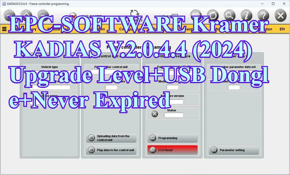 EPC-SOFTWARE Kramer KADIAS V 2.0.5.0 (2026) Upgrade Level+Dongle+Never Expired