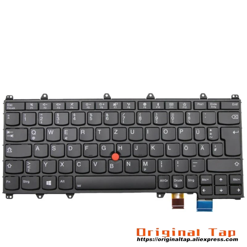 DE German Backlit Keyboard for Lenovo Thinkpad X380 Yoga 370 01EN398 01AV687 01HW587 01HW627