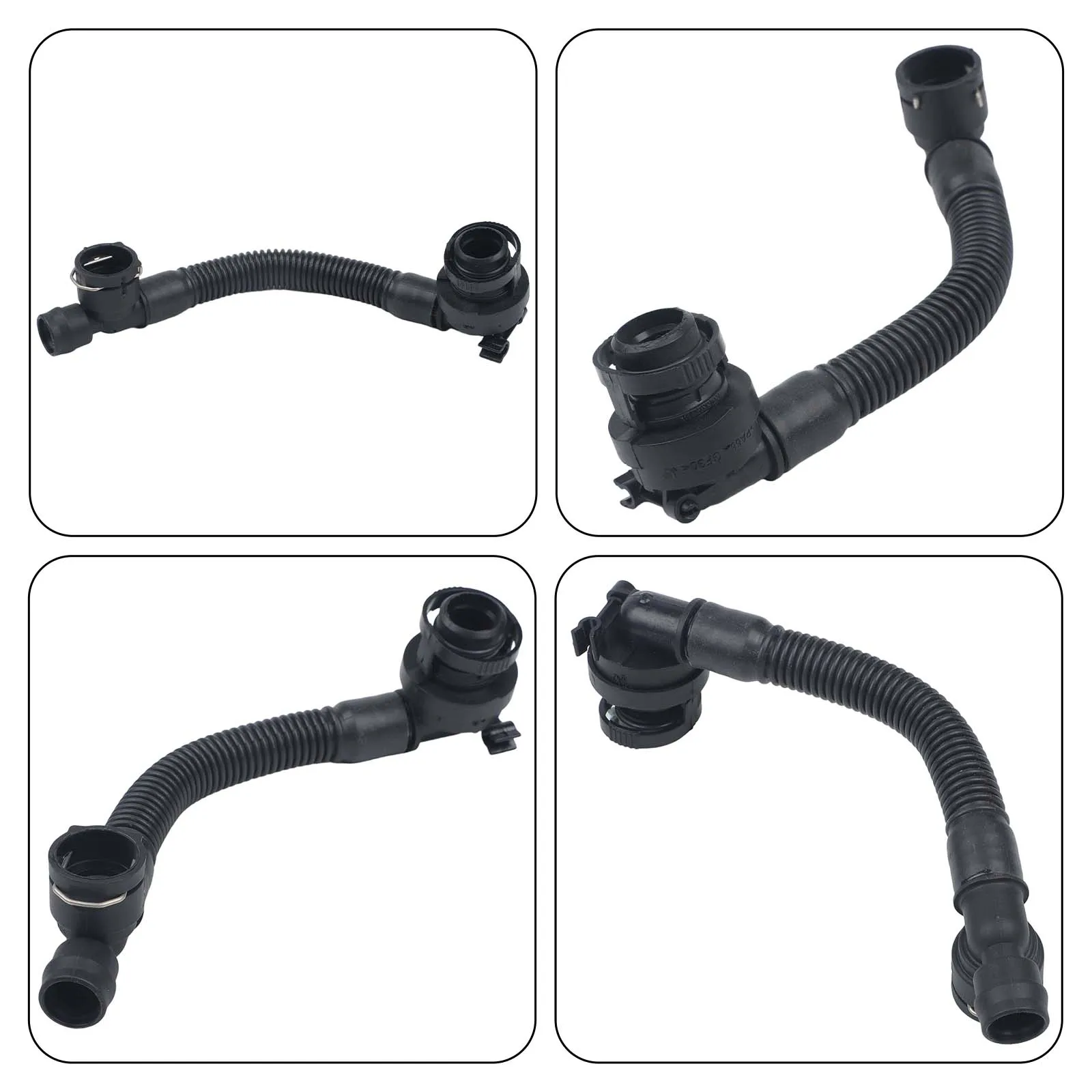 Engine Ventilation Black Crankshaft Ventilation Pipe Car Engine Accessories Module Non-deformation Quality OEM Number 25197526