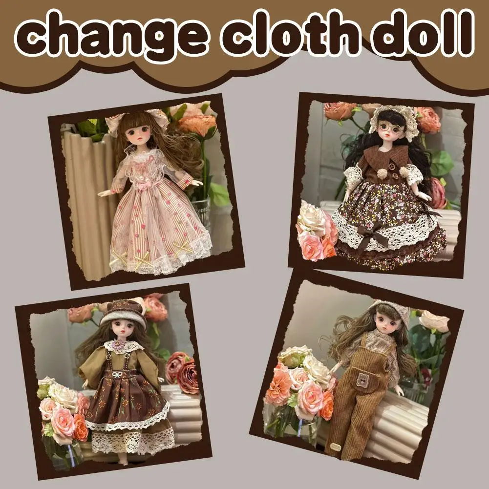 

Куклы с подвижными суставами, 6-точечное платье, комплект одежды принцессы 30 см, аниме-фигурка, кукла принцессы для девочек, игрушка-кукла, подарок на день рождения