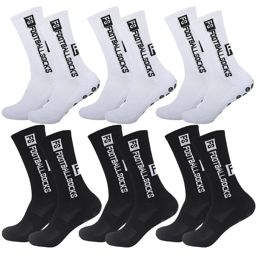 

6Pairs Athletic Non Slip Grip Socks Men Women Soccer Football Basketball Socks