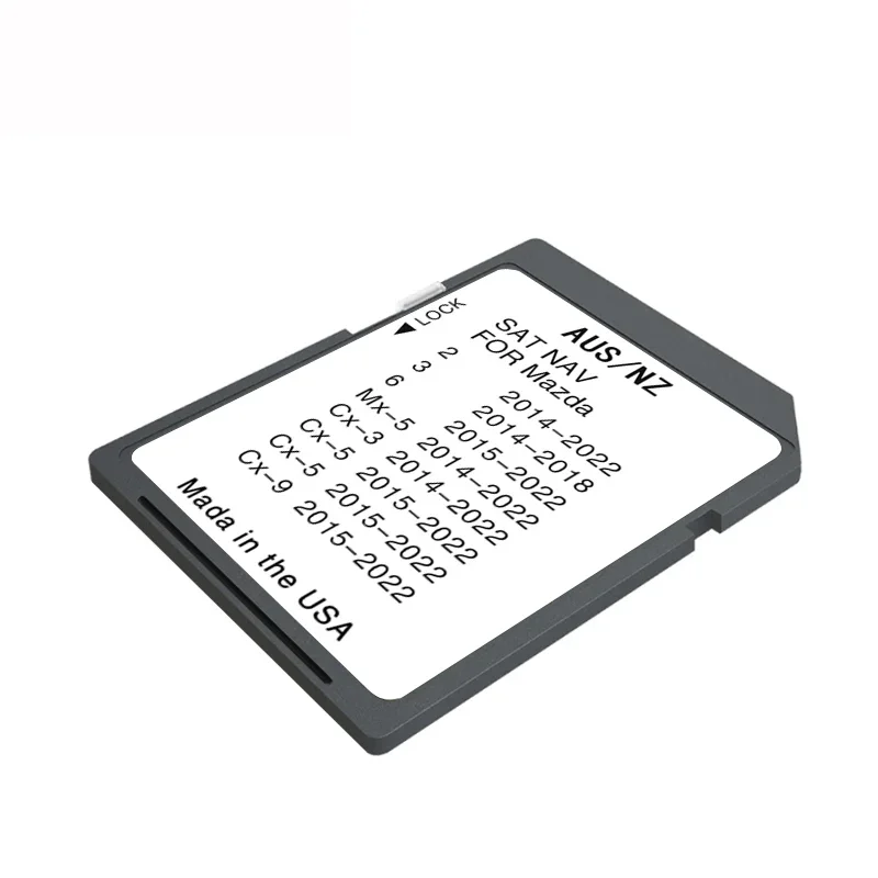 สําหรับ MAZDA 2 3 6 CX3 CX5 CX8 CX9 MX5 รถ 2024 อัพเกรดออสเตรเลียนิวซีแลนด์ถนนเชื่อมต่อนําทาง SD GPS การ์ด 16GB SAT NAV