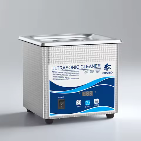 Granbosonic 2L Home Ultrasonic Cleaner 40KHz 35W 60W Digital Panel Sonic Washing With Degassing For Eyeglasses Jewelry Coins