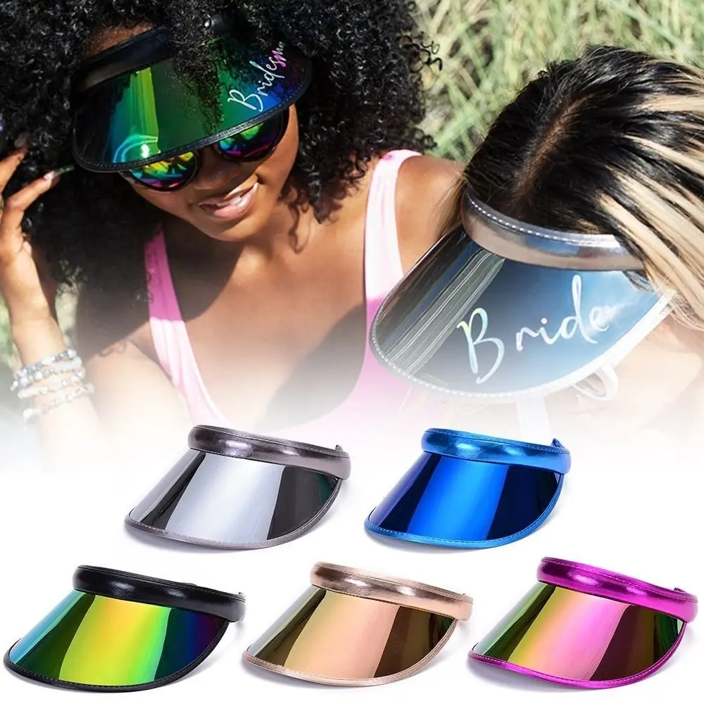 High Quality Plastic Summer Baseball Hat PVC Transparent Anti-UV Sunshade Hat Women Men Visor Caps Outdoor Sunshade