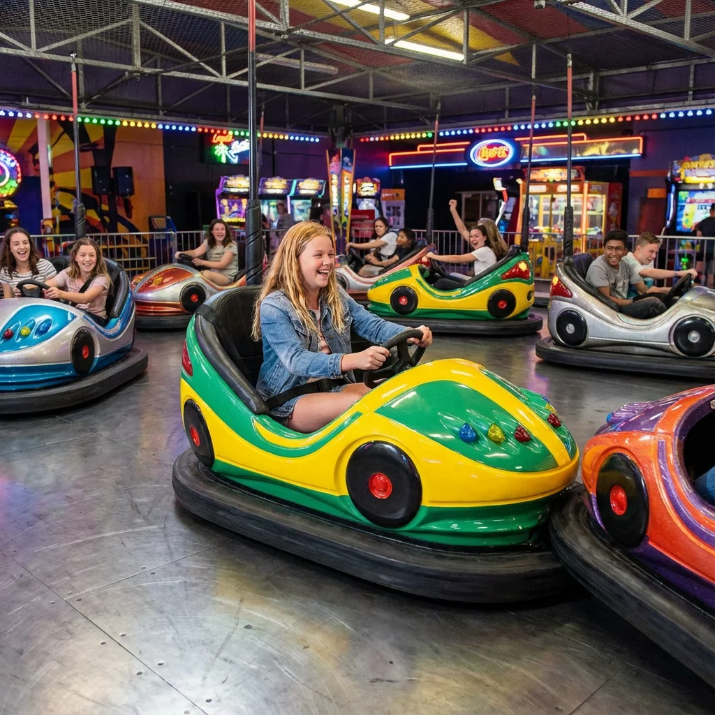 Amusement Manufacturer Battery Operated Adult Bumper Car Children Electric Dodgem Outdoor Luxury Style Ground Net Sale
