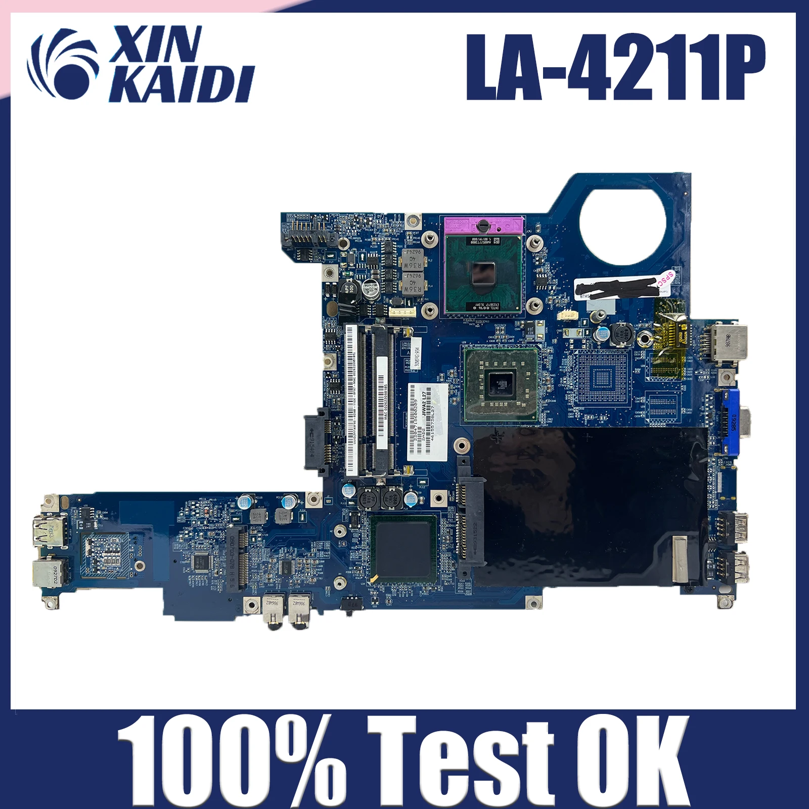 

Laptop Motherboard For Lenovo Ideapad G430 Mainboard LA-4211P GM45 DDR2 tesed