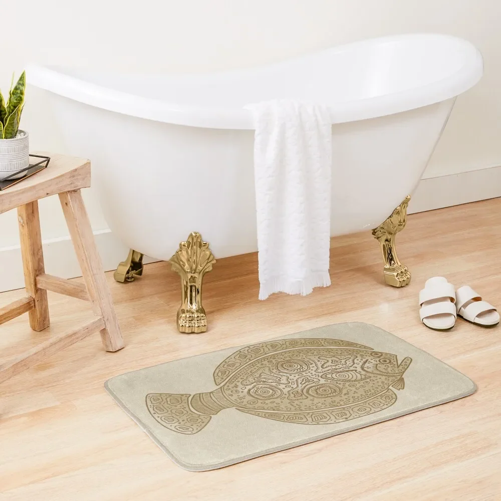 

Flounder Bath Mat Foot Bathroom Accessories Sets For The Bathroom Bathroom Rug Mat