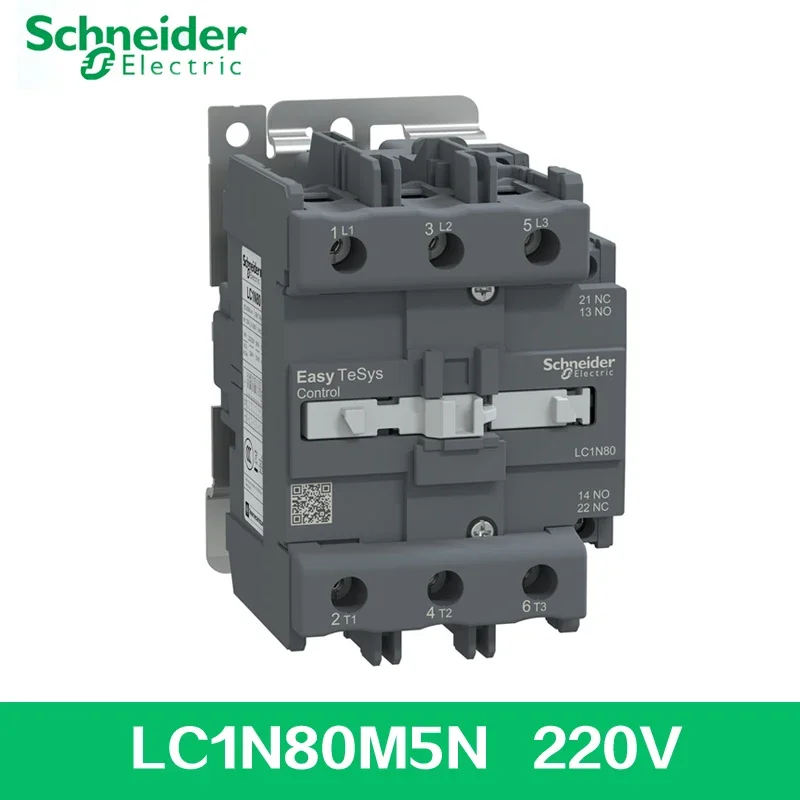 Schneider AC Contactor LC1N LC1N40 LC1N50 LC1N65 LC1N80 LC1N95 F5N M5N Q5N B5N CC5N 24V 48V 110V 220V 380V