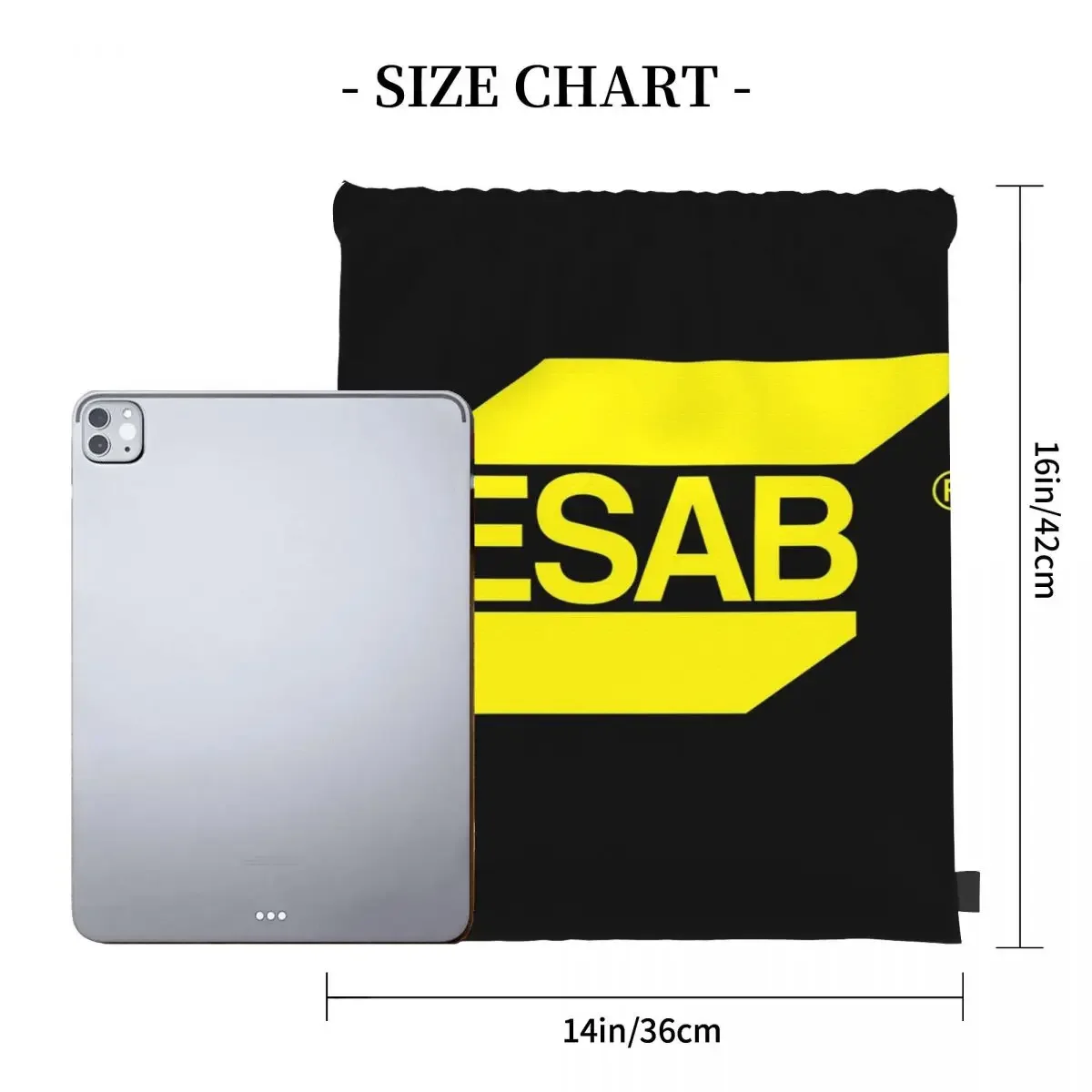 ESABb Welding Equipment Logo Backpacks Fashion Portable Drawstring Bags Drawstring Bundle Pocket Sundries Bag Book Bags