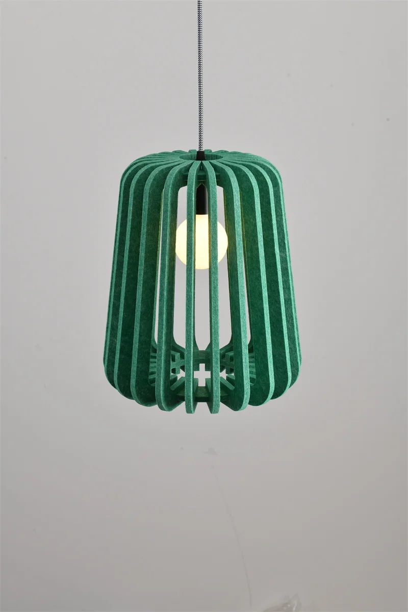 

Nordic Colored Felt Sound-absorbing Pendant Lamp Creative Art Coffee Shop Homestay Shop Dining Table Bedroom Designer Chandelier