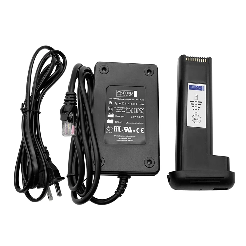 Nova bateria e carregador tlf para espectrômetro portátil oxford X-MET7000 X-MET5000 xlbs2742 bateria
