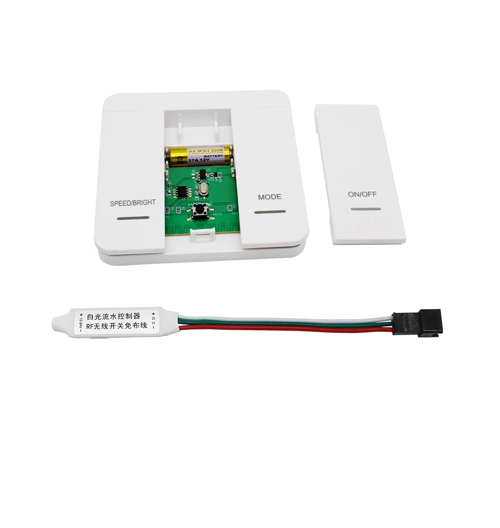 DC24V 10M WS2811 Horse Race LED Strip 2835 120Led/m Running Water Flowing Light with Wireless Controller Cool Natural Warm White