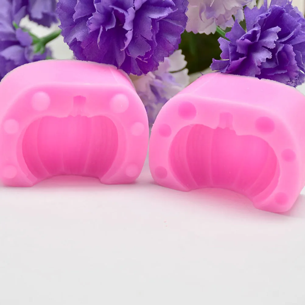 

6 Pcs Pumpkin Cake Mold Baking Gummy Molds for Halloween Pan Mini Fondant Supplies