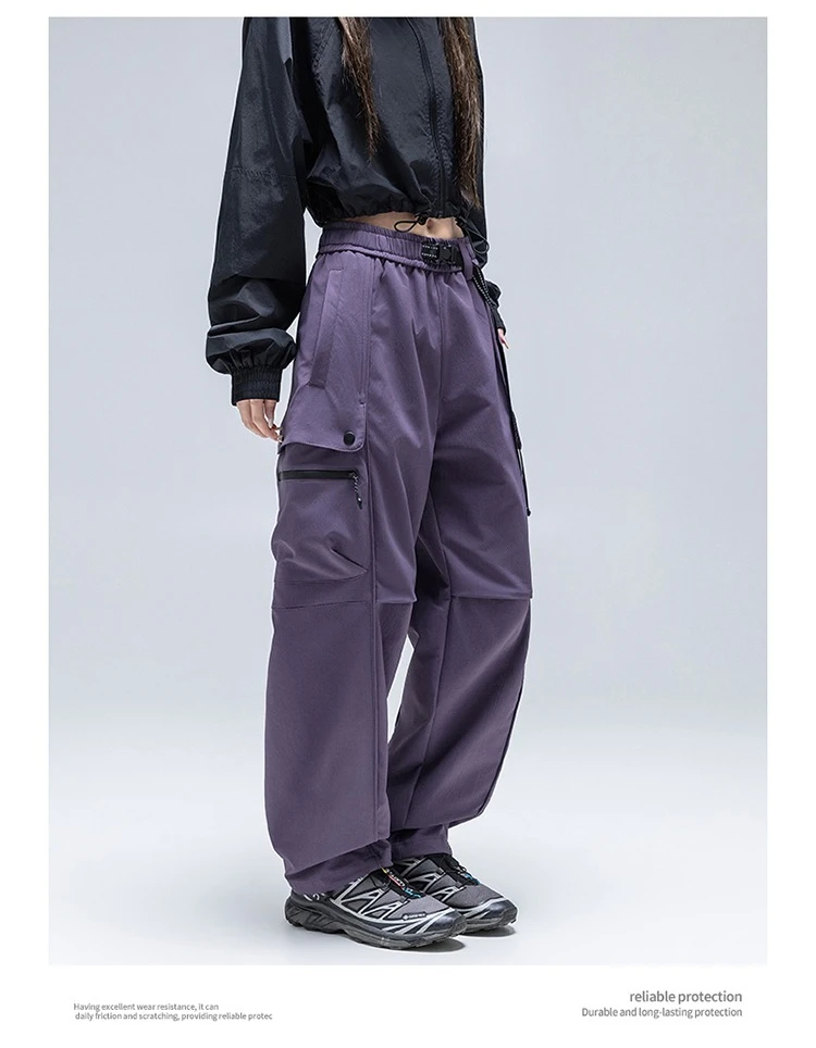 Unisex Teflon Wasserdichte Softshell-Hose - Fluoridfreie, wasserabweisende, schnelltrocknende Wanderhose mit verstellbaren Bündchen – Detail 15