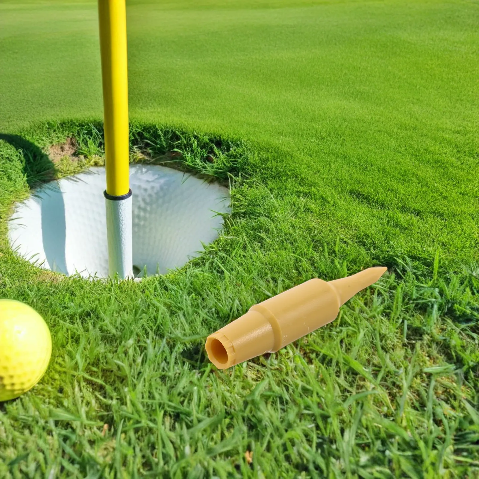 

6Pcs Golf Tees High Durability Plastic Unbreakable Stable Ball Placement Indoor Outdoor Driving Range Golf Practice Simulator