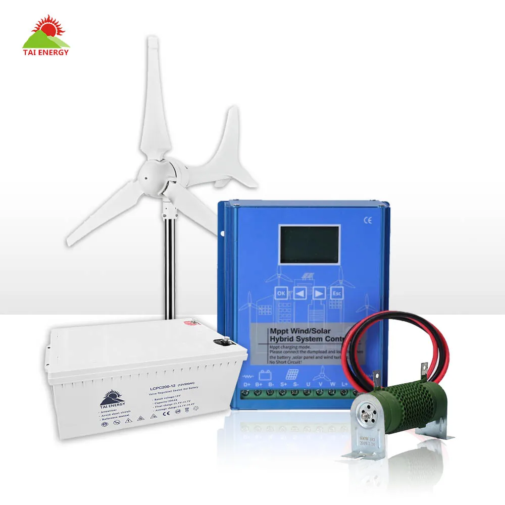 Tai Energy 2kw 3kw 5kw Wind Turbine 10kw System Solar and Wind Energy System 2 kw Wind Power System