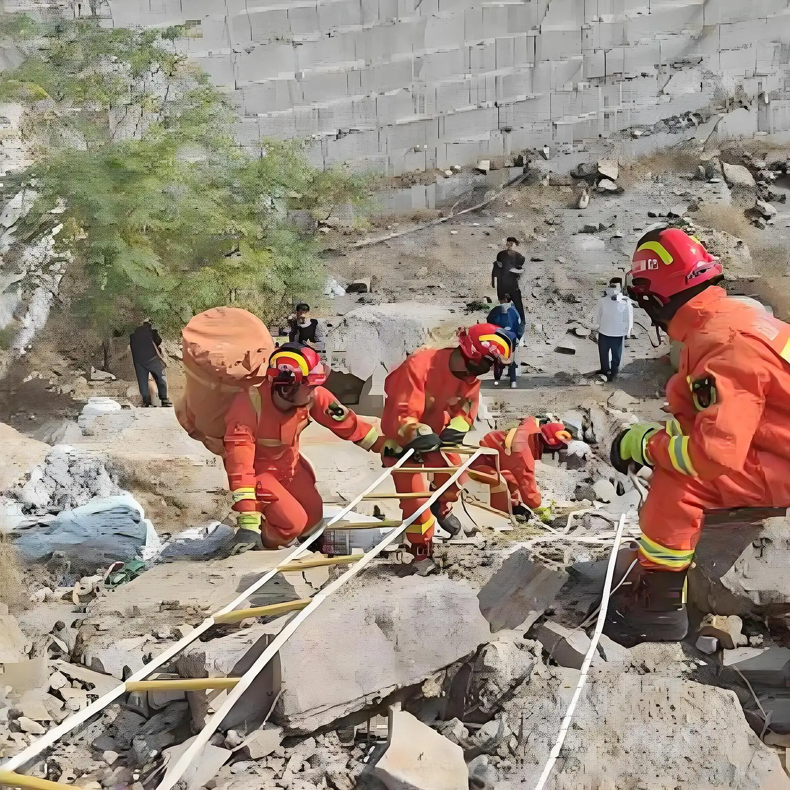 سلم هروب بطول 16 قدمًا مع خطافات سلم طوارئ بطول 5 أمتار لتسلق المكتب والمنزل