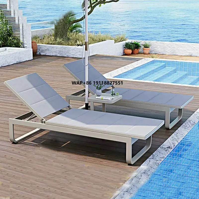 

Outdoor Beach Chairs Swimming Pools Chairs Villas Gardens Folk Leisure Places Resting and Lying in Beds