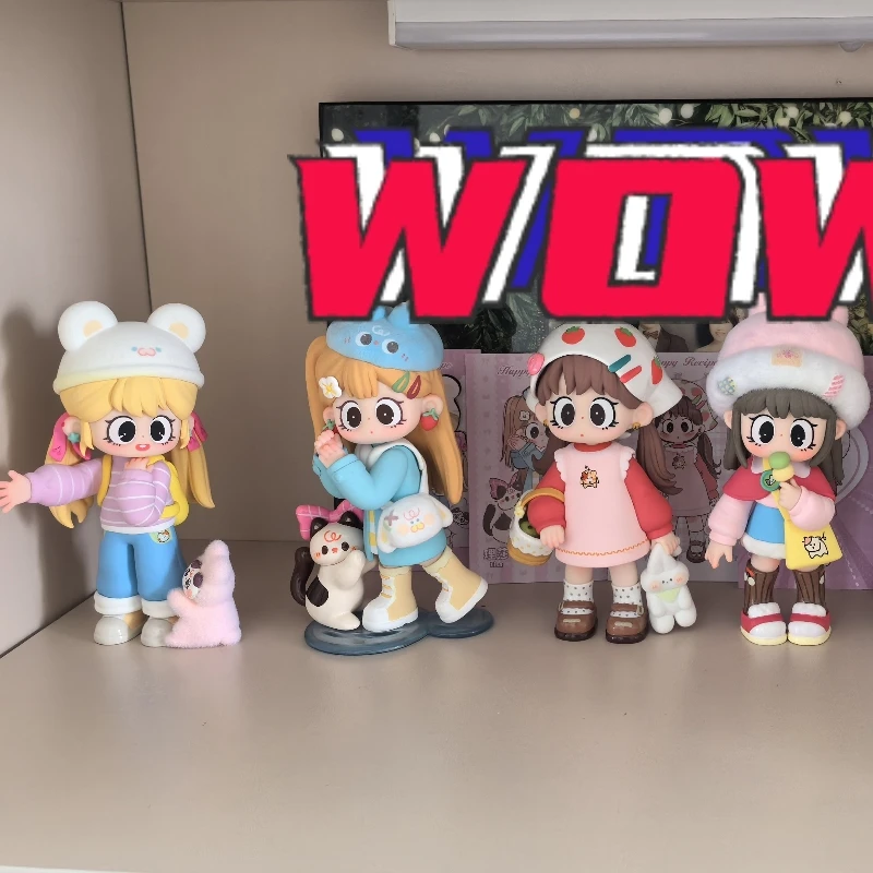 Milay Happy Formula Series Figura anime Kawaii Scatola cieca Scatola misteriosa Ragazze Sorpresa Decorazione desktop Raccogliere giocattolo Regalo autentico