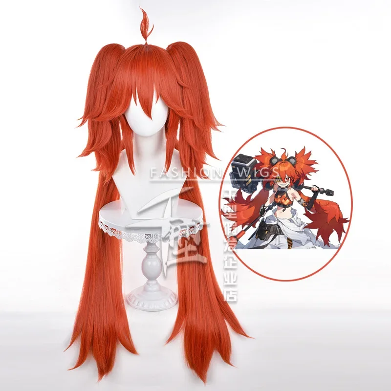 

Game Zenless Zone Zero Koleda Belobog Cosplay Wigs Long Red Color Wig Heat Resistant Wig