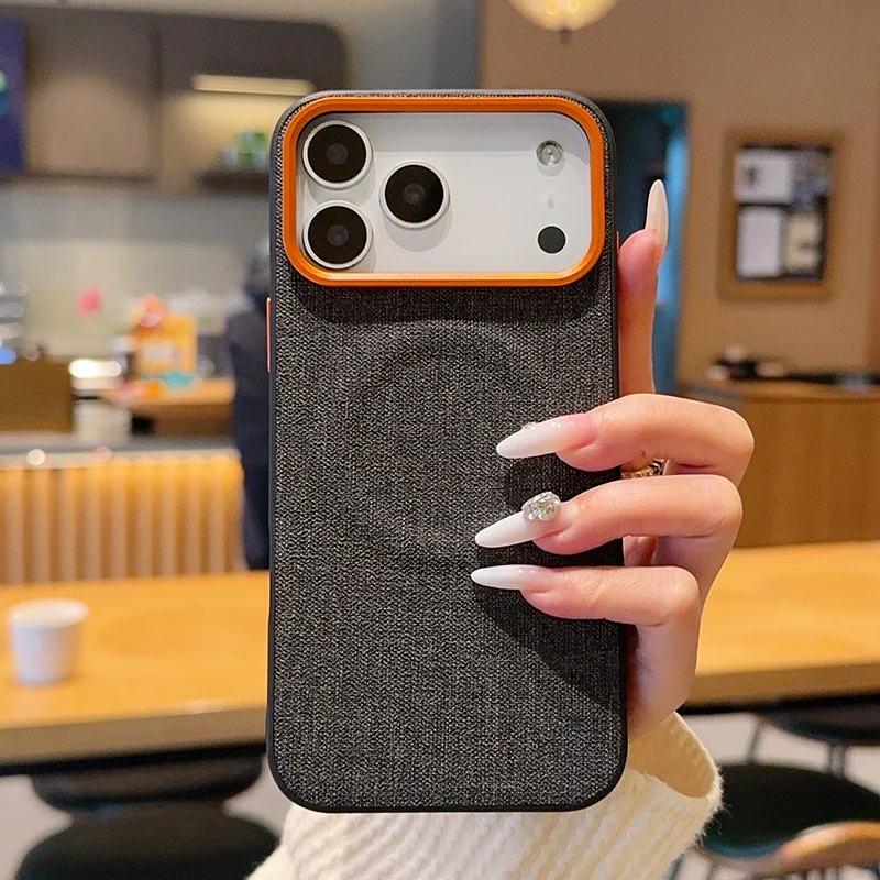 For iPhone 18 Pro Max 18Promax 17 16 15 Case Ultra-thin Skin-Friendly Magnetic Wireless Charging Shockproof Hard Back Cover