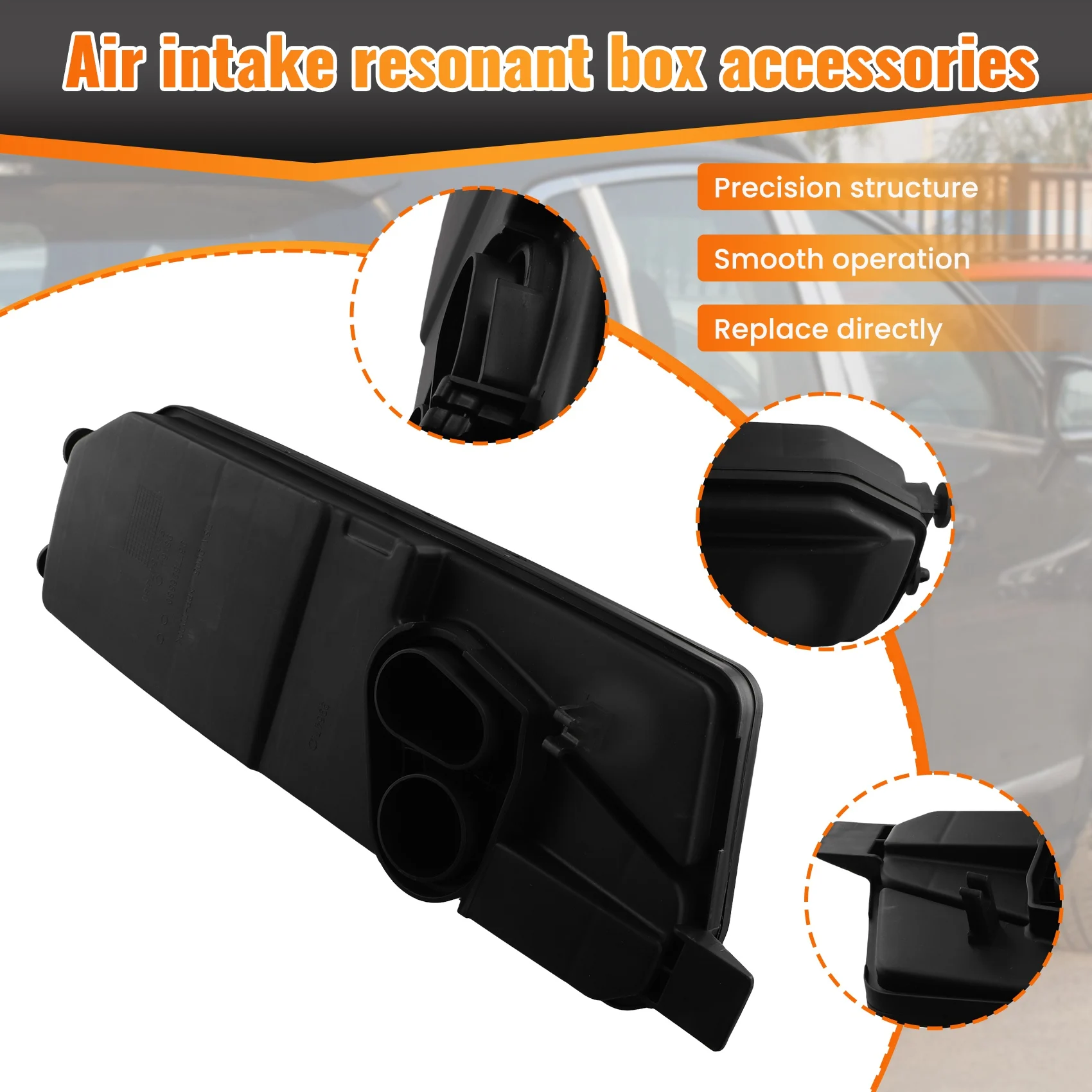 Car Air Intake Resonance Box Air Filter Hose 9677526880 For 3008 408 2.0 Air Resonator Chamber
