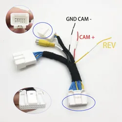 Camera Connection C24 Cable for Nissan Bosch Radio origina Rogue Micra Juke X-Trail work with Connect OEM multimedia system