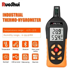 RuoShui 231 Handheld Thermo-Hygrometer New In Mini High Precision Industrial Grade Environment Humidity and Temperature Measure