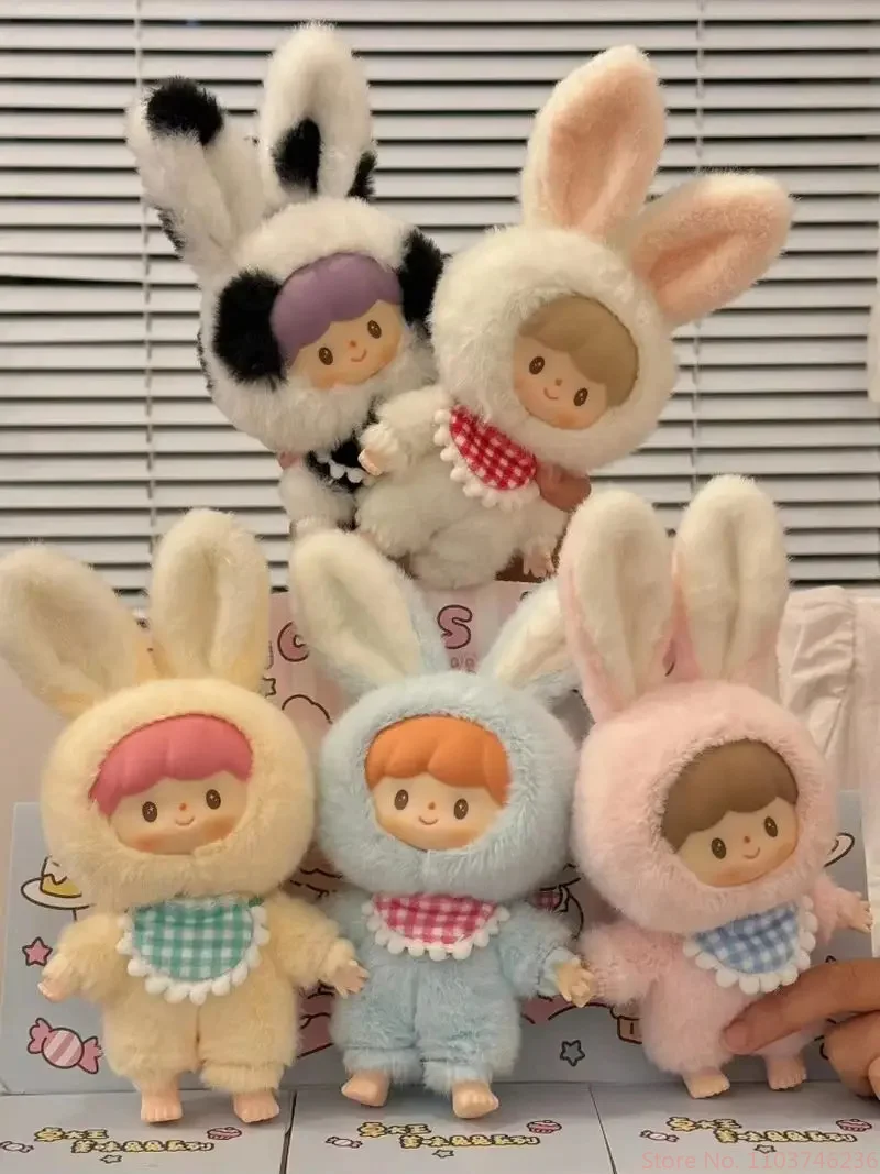 Vendita calda Zoton Delicious Bunny Series Kawaii Doll Blind Box Scatola a sorpresa Bambola di peluche Replica Decorazione Ciondolo Giocattolo Regalo di compleanno