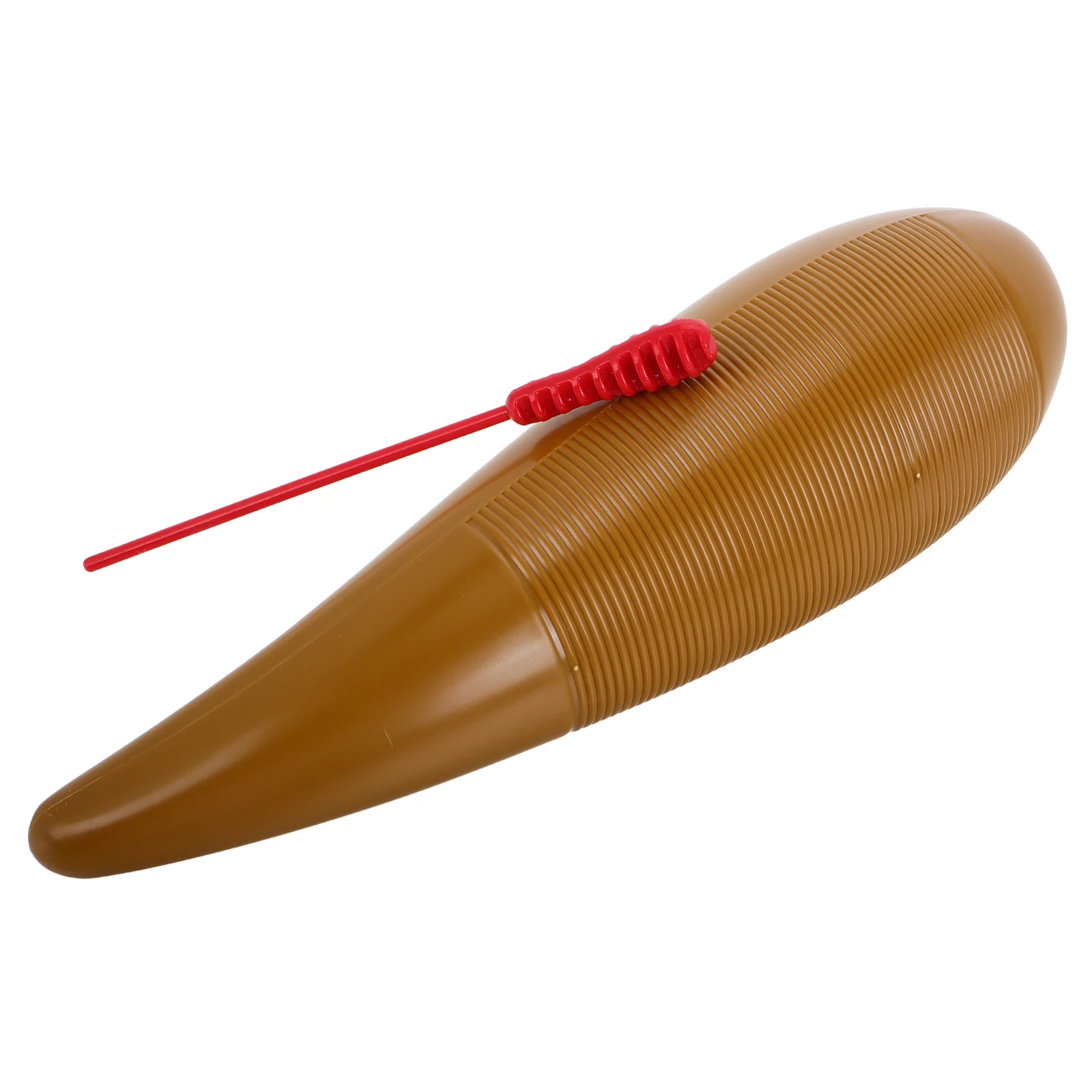 

Wooden Frog Guiro Percussion Instrument for Early Education Kids Musical Learning Tool Fish Style Guiro Shaker Scraper Fine