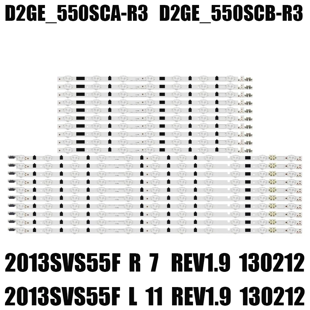 

Лента светодиодной подсветки (20) для Samsung UA55F6400 UE55F6320 UA55F6300 UN55F6400AF UE55F6800 UE55F5000 UE55F5030 UE55F6640 UE55F6440