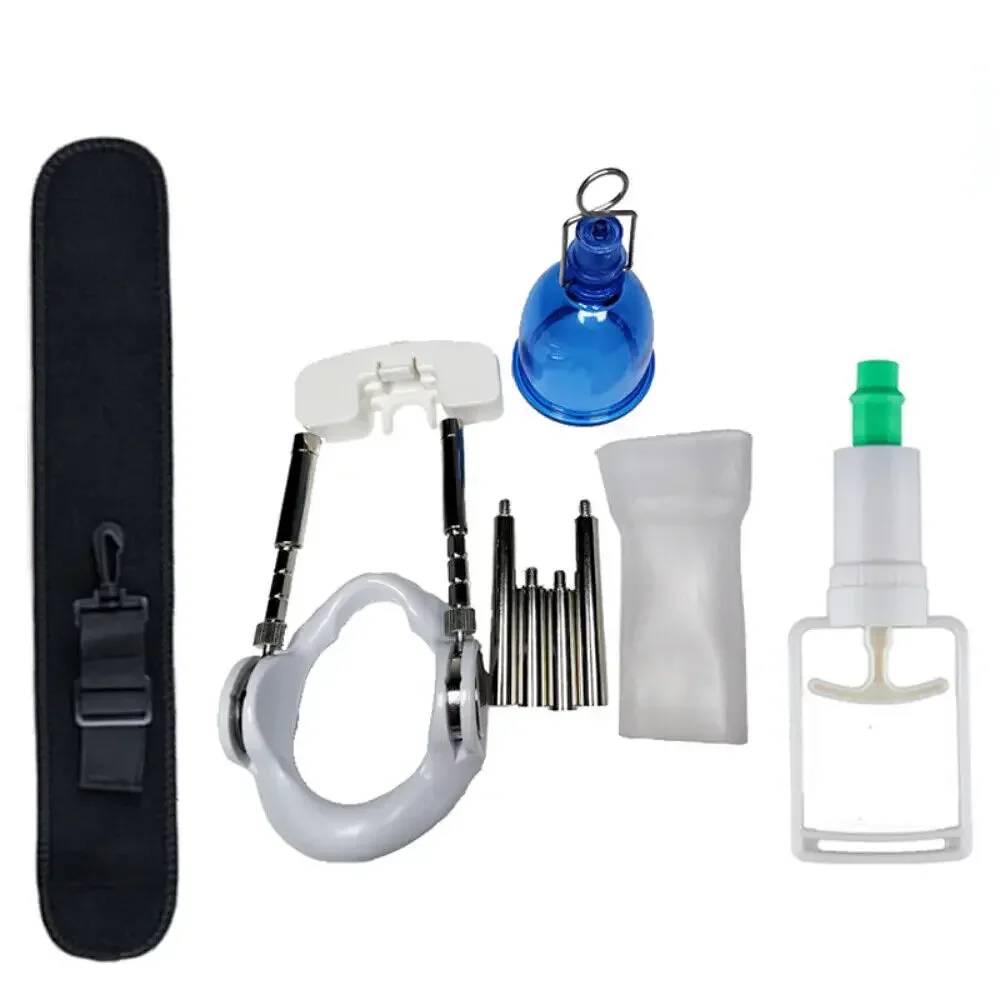High Quality Vacuum Massage Pump Adjustable Metal Tension Bracket Male Stretching Amplification Trainer Adult Household Items