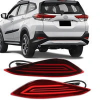 2x Reflector de parachoques trasero luz de freno para Toyota Rush lámpara antiniebla 2018 2019 2020 señal de giro de conducción de estacionamiento 3 funciones