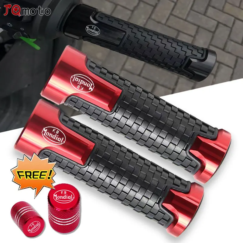 

For FB Mondial Flat Track 125 HPS 250 Hipster HPS 300 Pagani 1948 Sport Classic SMT SMX 125 Enduro Motard 7/8 "Handlebar grips