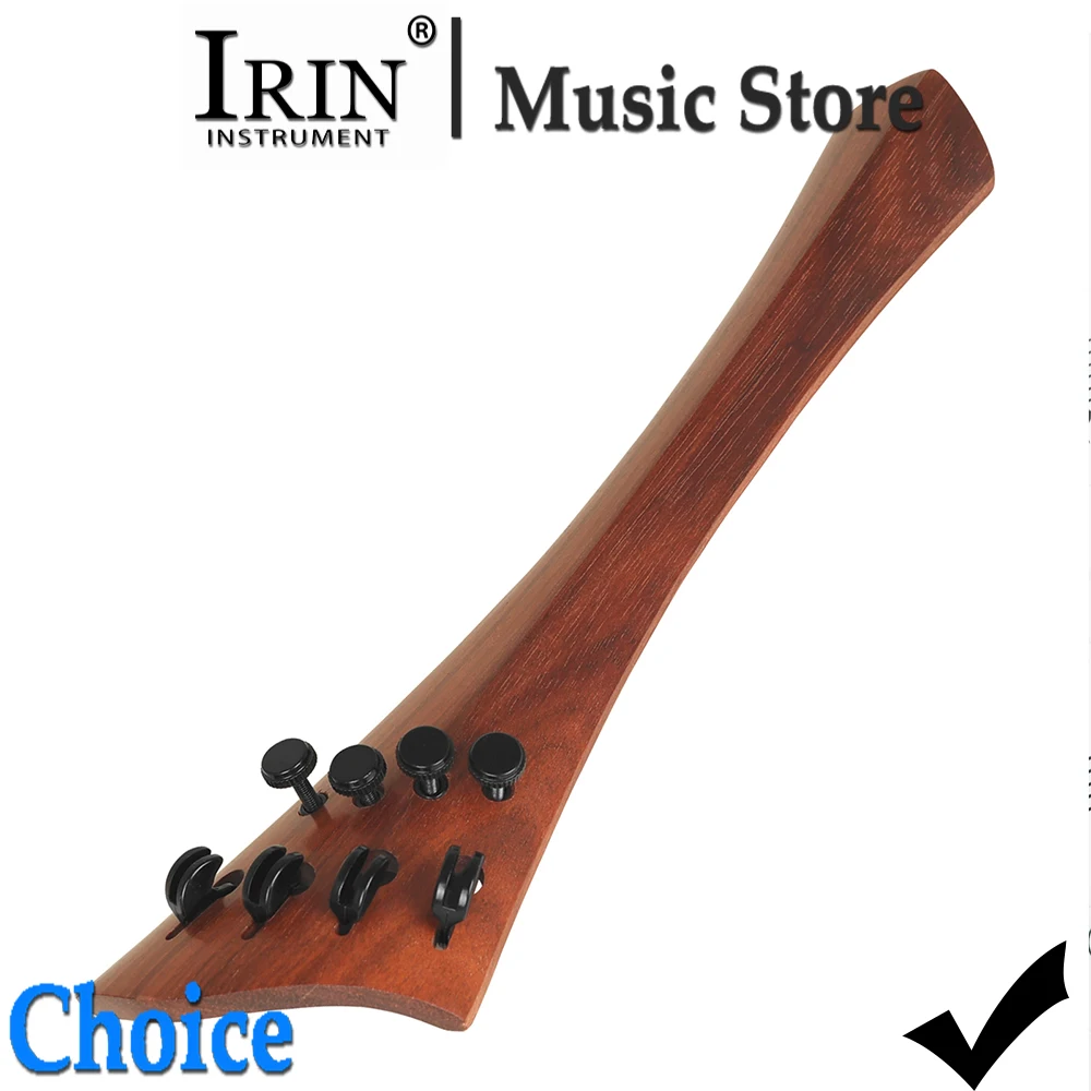 IRIN 4/4 Cello Tailpiece String Holder Fretboard Rosewood Slanted Triangular String Instrument Replacement Parts & Accessories