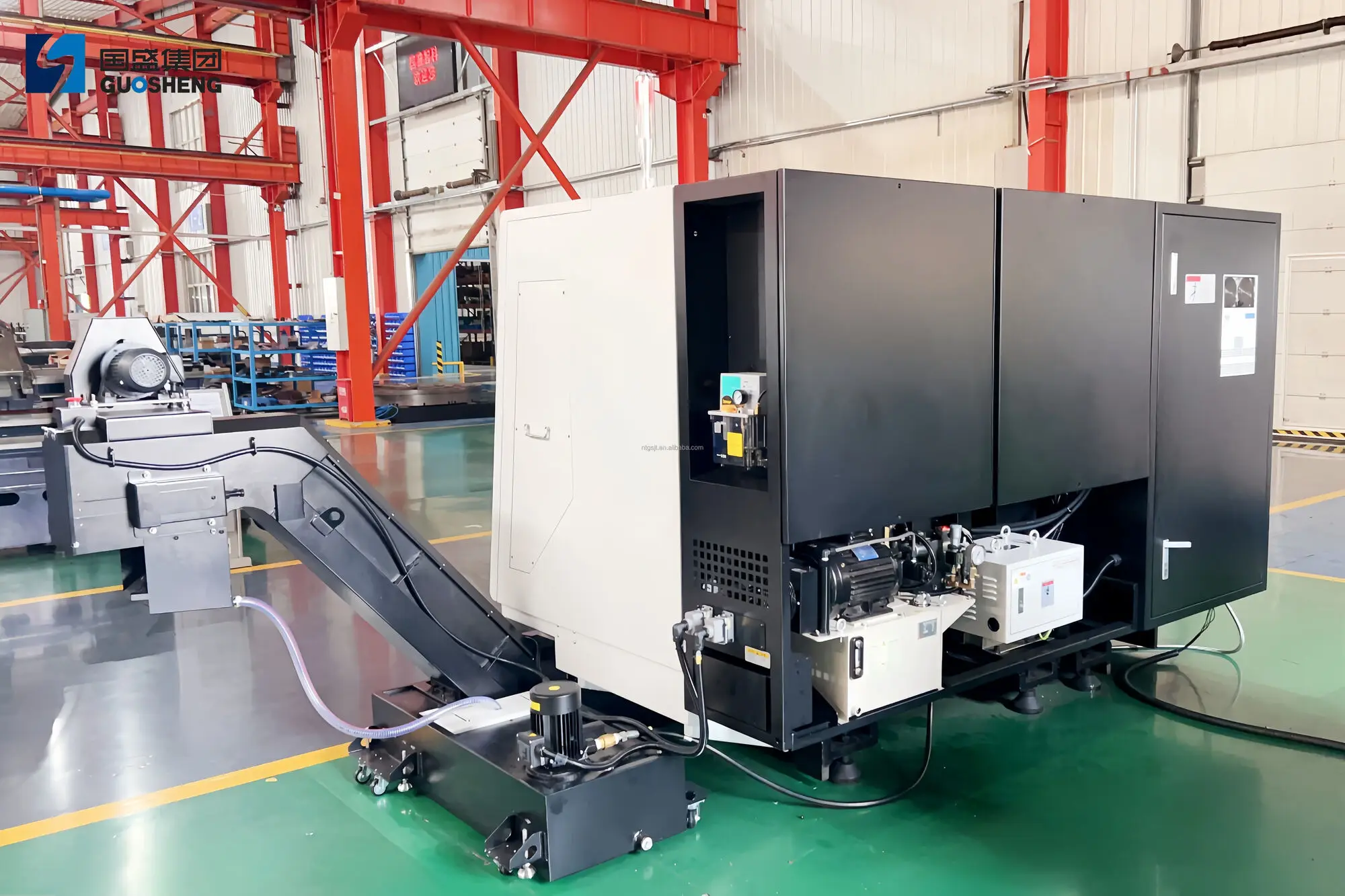 CNC تحول مخرطة مركز Hine لمعالجة المعادن ، Iht521